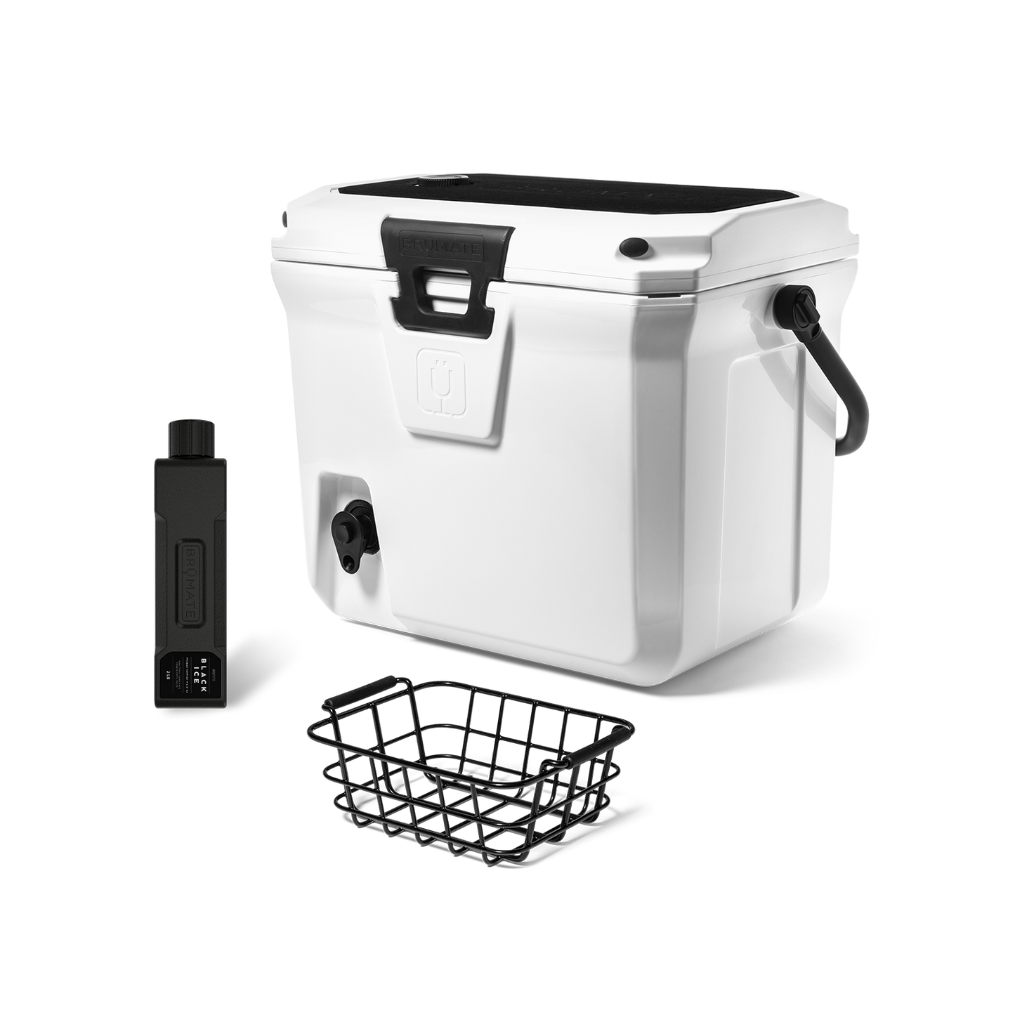 Brutank 20 quart grab go cooler bundle ice white - US 0986