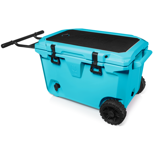 Brutank 55 quart rolling cooler electric blue - US 5683