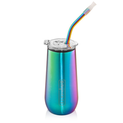 Champagne flute straw lid - US 5028