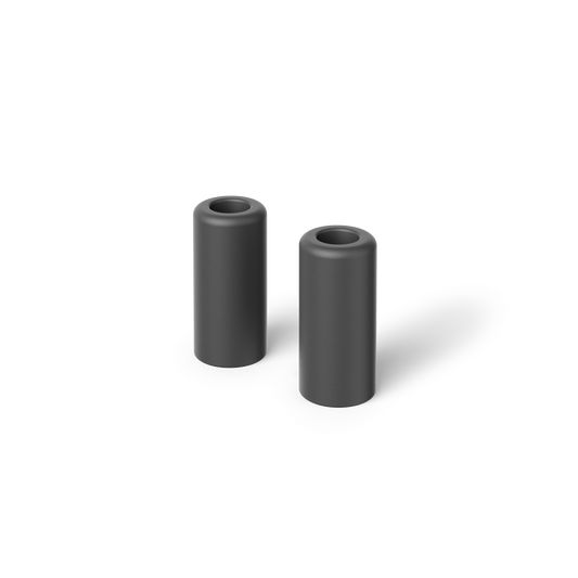 Era flip replacement straw tips matte black - US 0419