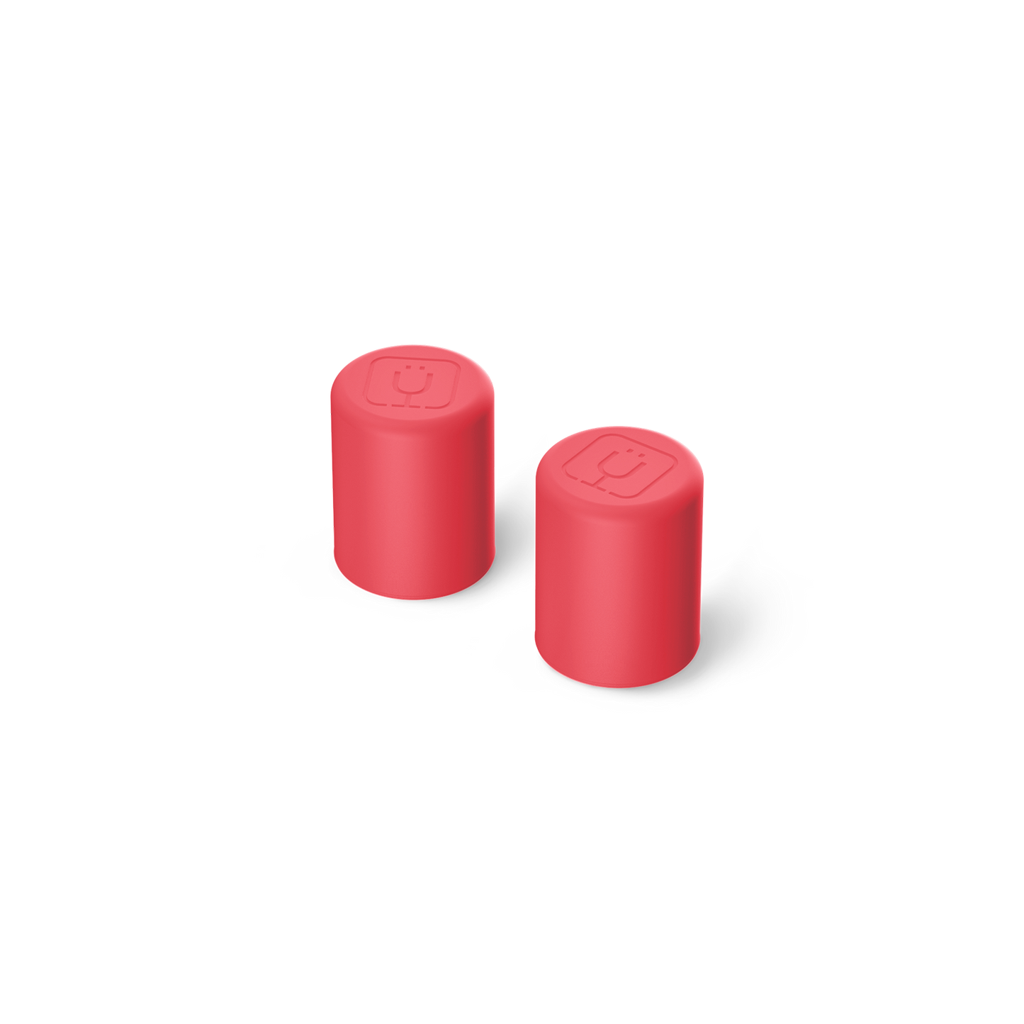 Magnetic straw cover coral - US 6060