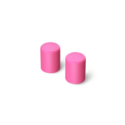 Magnetic straw cover neon pink - US 5549