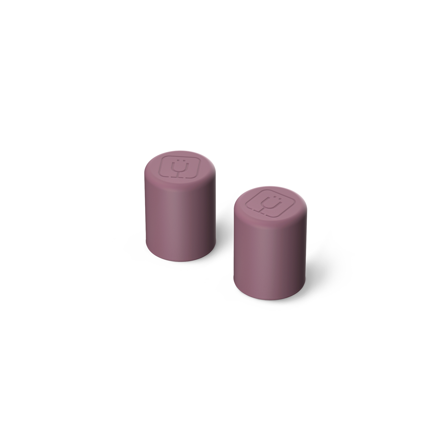 Magnetic straw cover rose taupe - US 0243