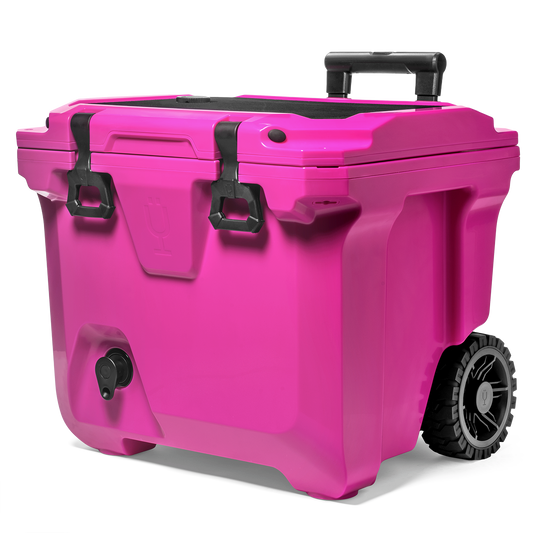 Brutank 35 quart rolling cooler vivid magenta - US 1882