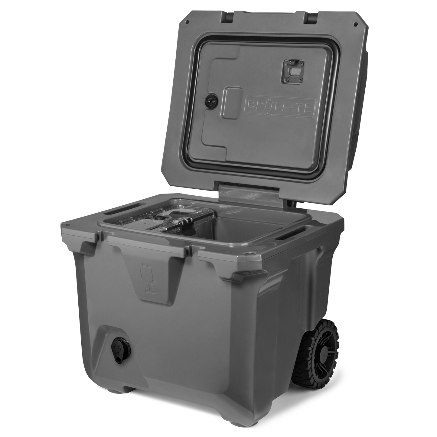 Brutank 35 quart rolling cooler charcoal - US 6733