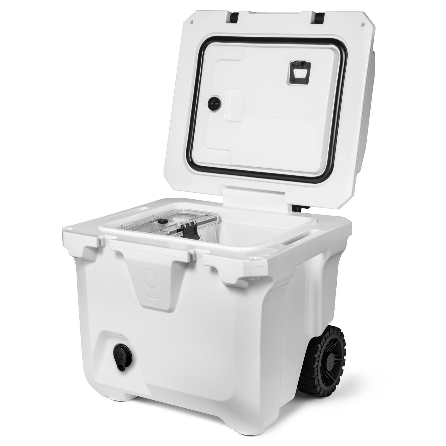 Brutank 35 quart rolling cooler ice white - US 9125