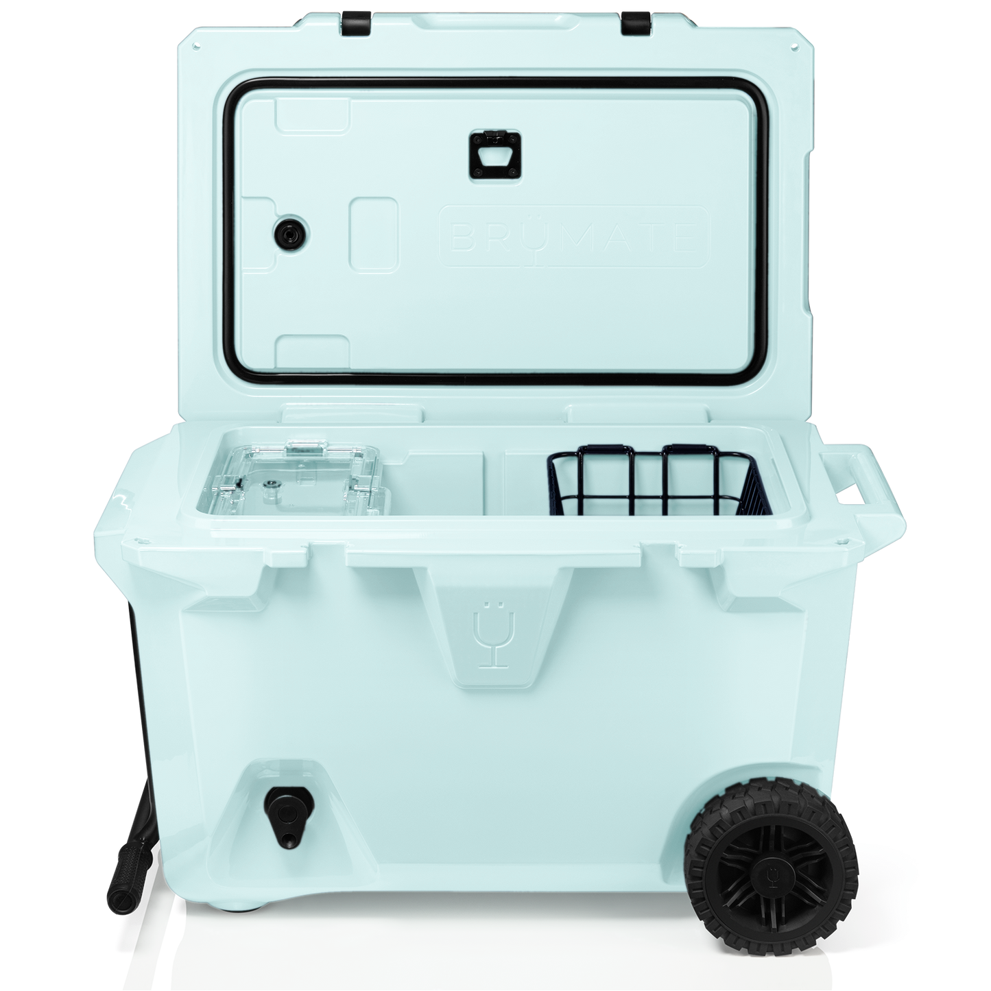 Brutank 55 quart rolling cooler blue agave - US 0507