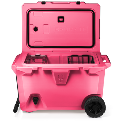 Brutank 55 quart rolling cooler neon pink - US 9072