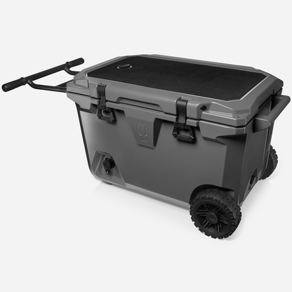 Brutank 55 quart rolling cooler charcoal - US 5004