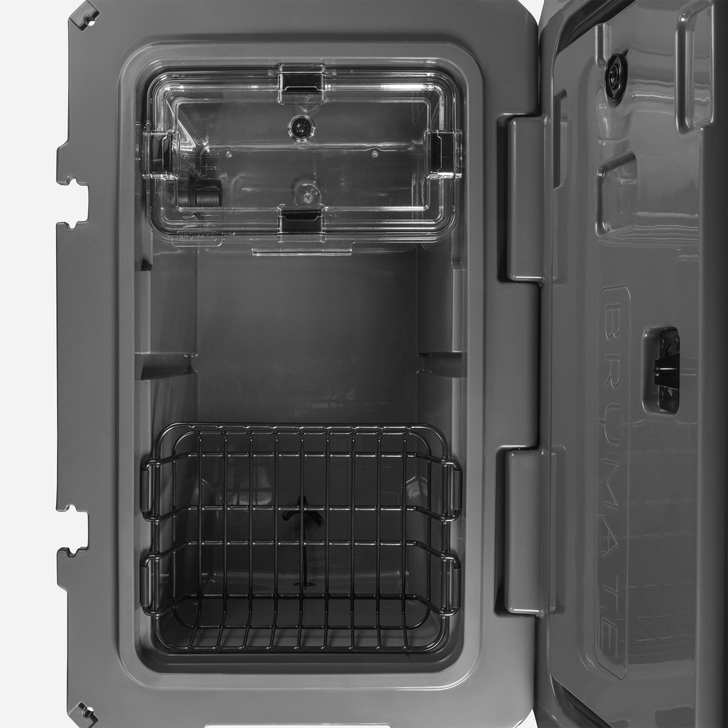 Brutank 55 quart rolling cooler charcoal - US 5004