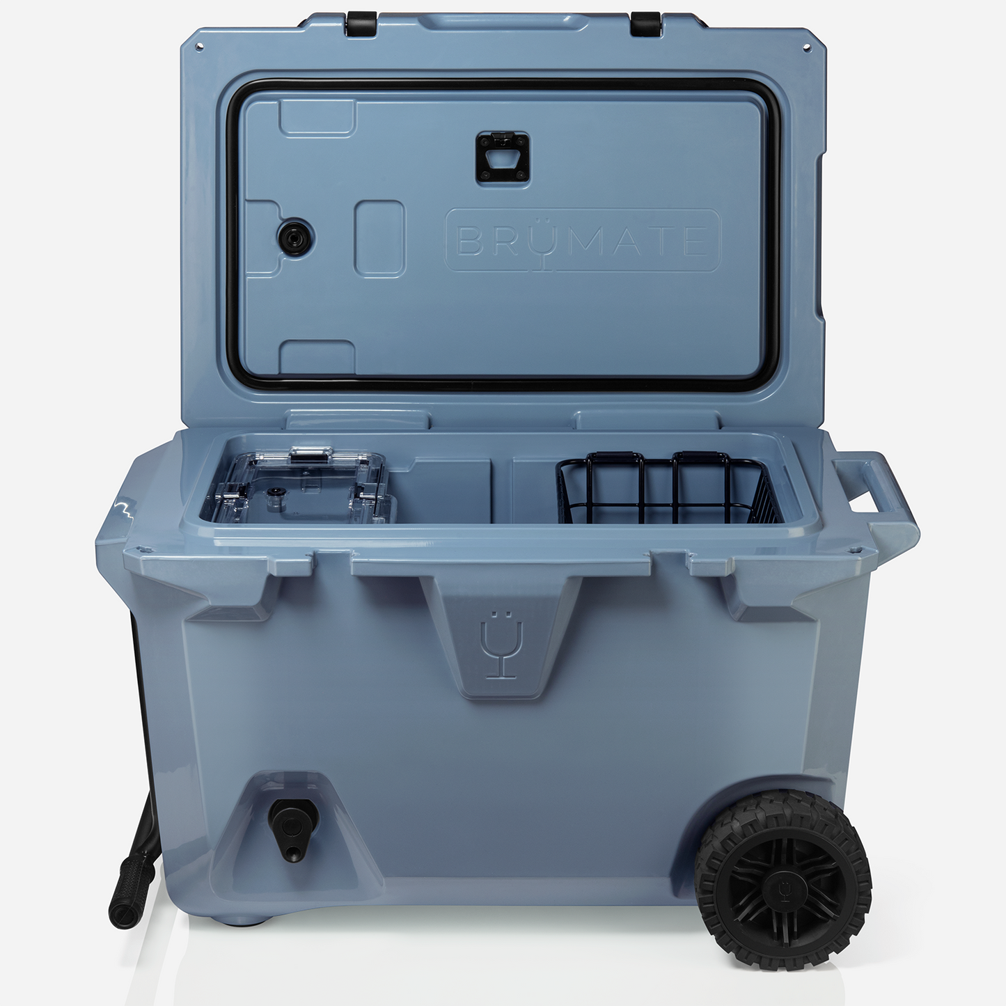 Brutank 55 quart rolling cooler denim - US 2994