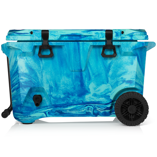 Brutank 55 quart rolling cooler ocean swirl - US 0049
