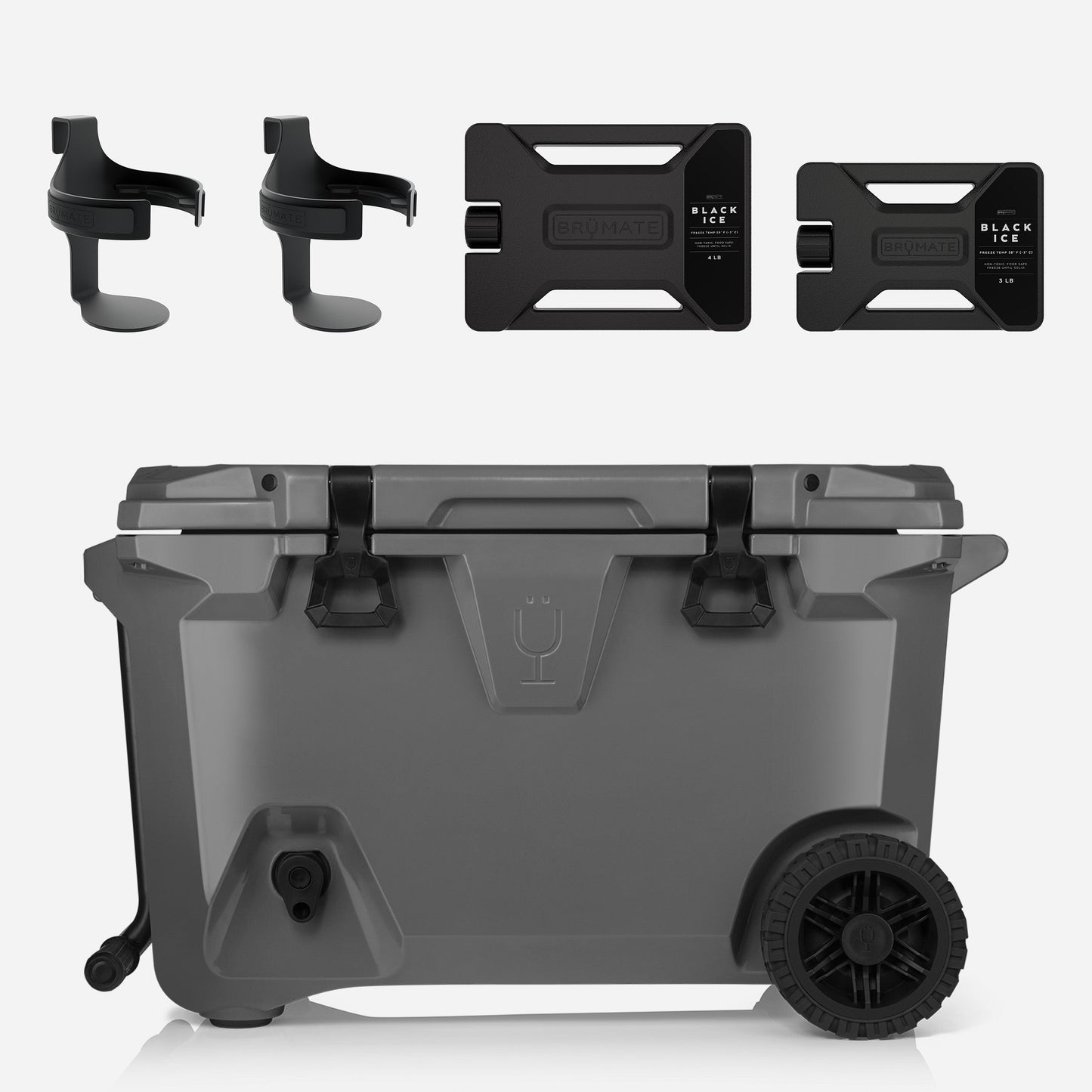 Brutank double drink holder bundle charcoal - US 0791